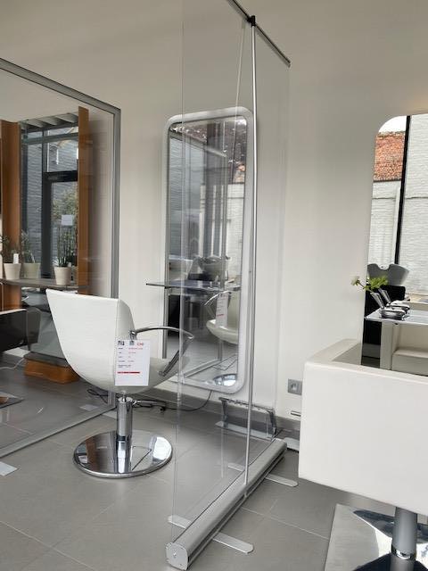 Rollup Doorzichtige Banner 120X200Cm Covid-19