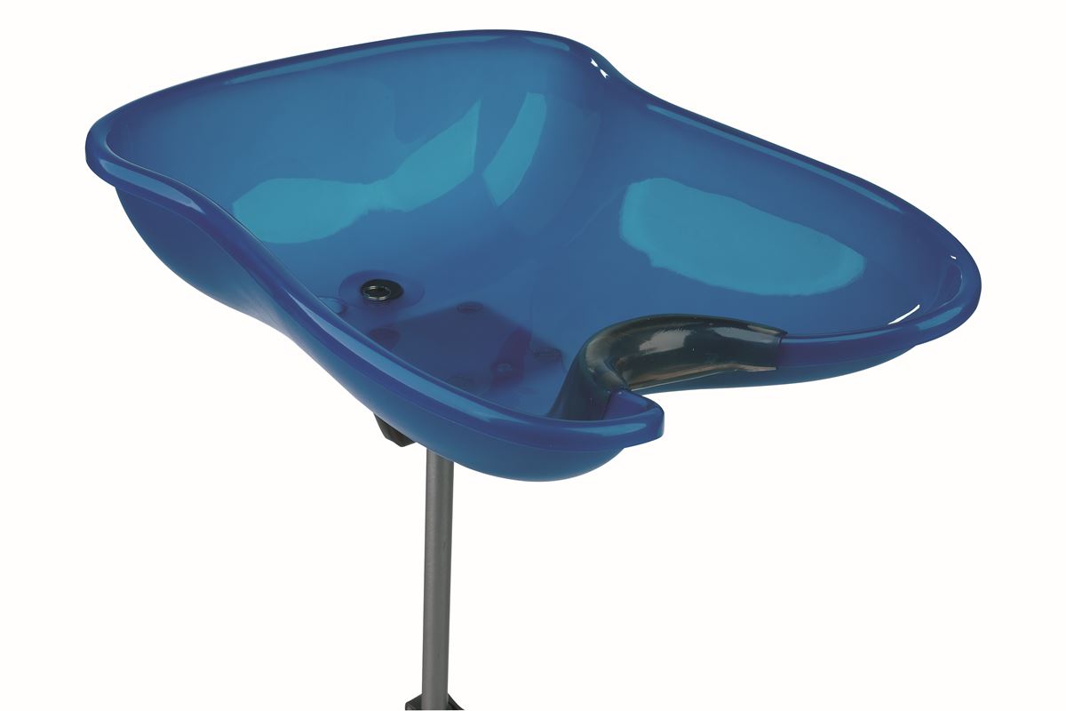 Compact Draagbare Wastafel Blauw Transparant