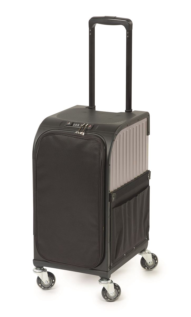 Rollercoaster Stool-Case Silver