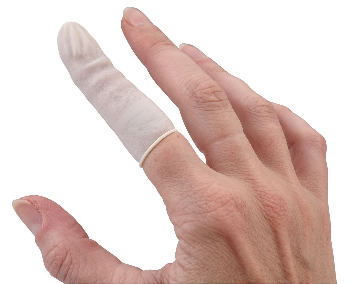 Latex Vingerbeschermers 100St S