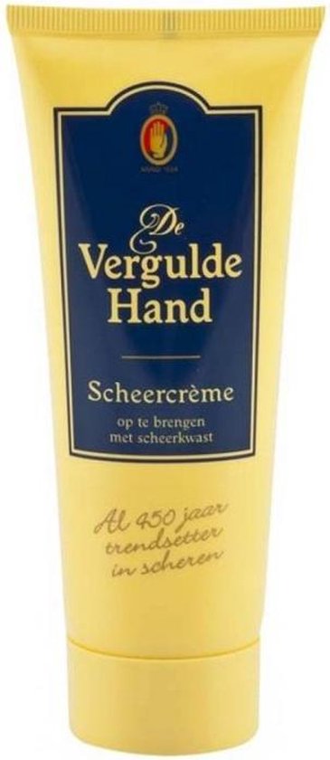 Scheercreme In Tube 100Ml Vergulde Hand