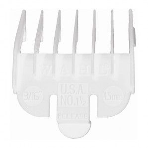 Wahl Opzetkam Plastiek Nr. 1,5 (4.5Mm) Wit Type 1 (03139)