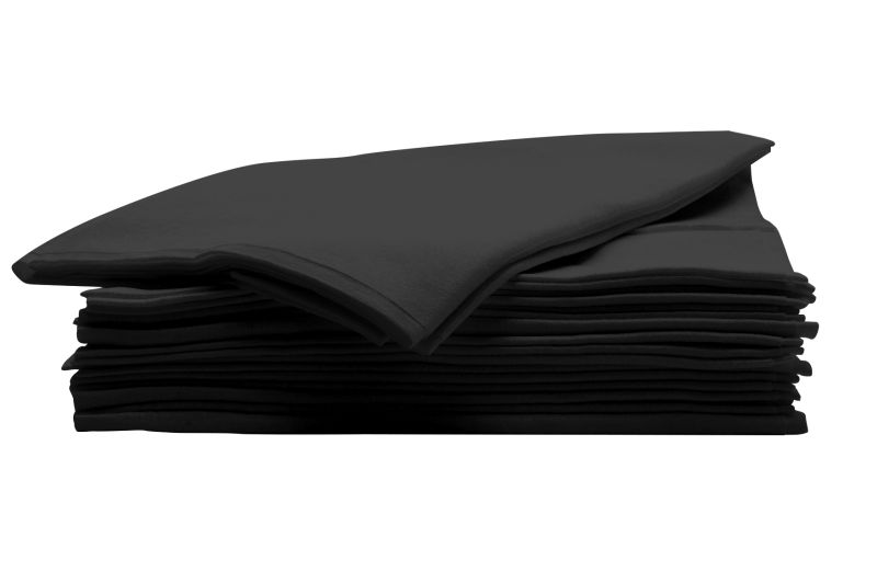 Absorb &amp; Dry Wegwerphanddoeken 40X80Cm 50St Zwart Sibel