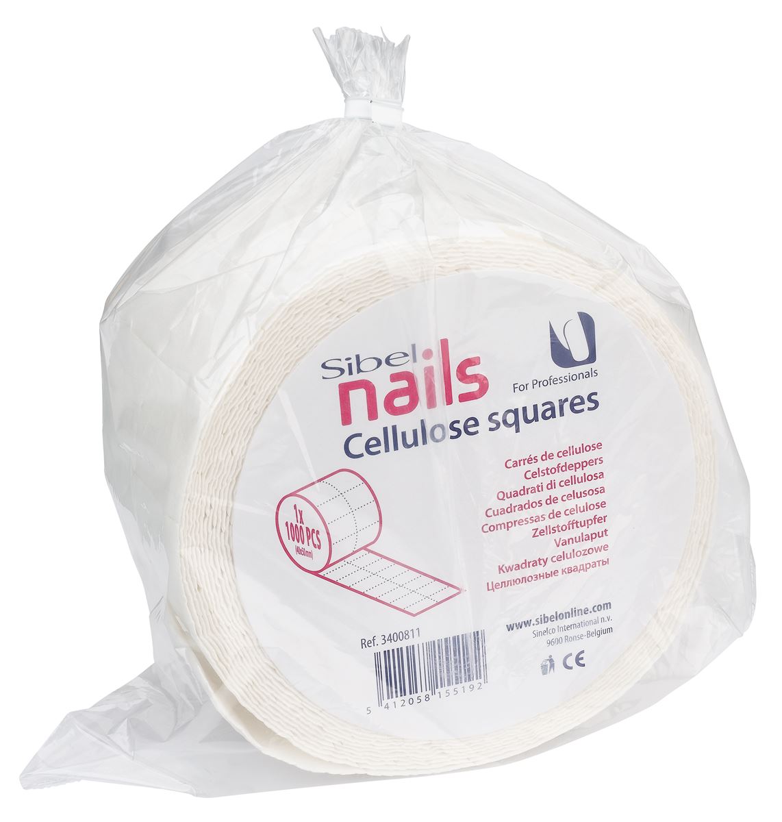 Niet Pluizende Watte Doekjes Op Rol 1000St 4X5Cm