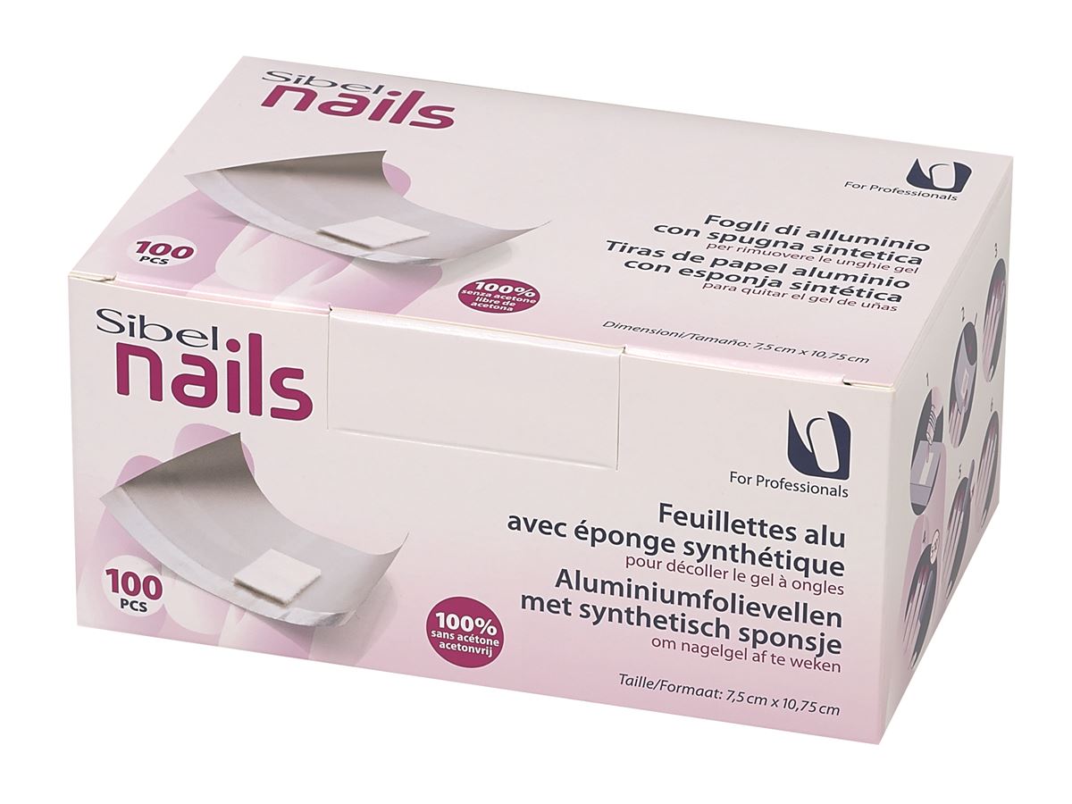 Aluminiumfolievellen Met Synthetisch Sponsje 100St