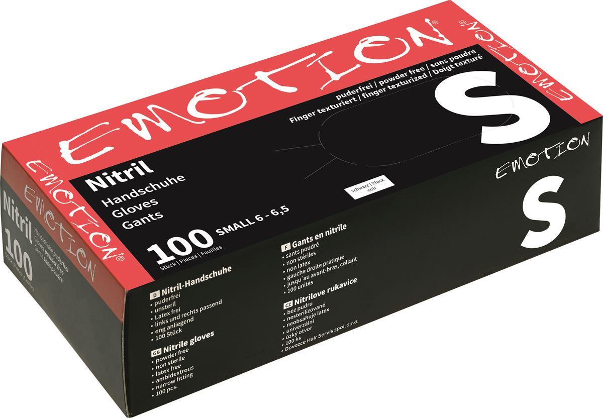 Efa Handschoen Nitrile Zwart Small