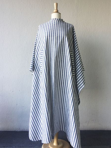 Stripes Barbering Cape 135X184Cm W/Hooks Barburys
